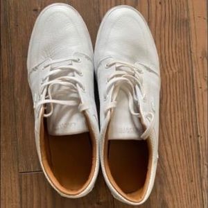 Lacoste Men’s white leather shoe size 12